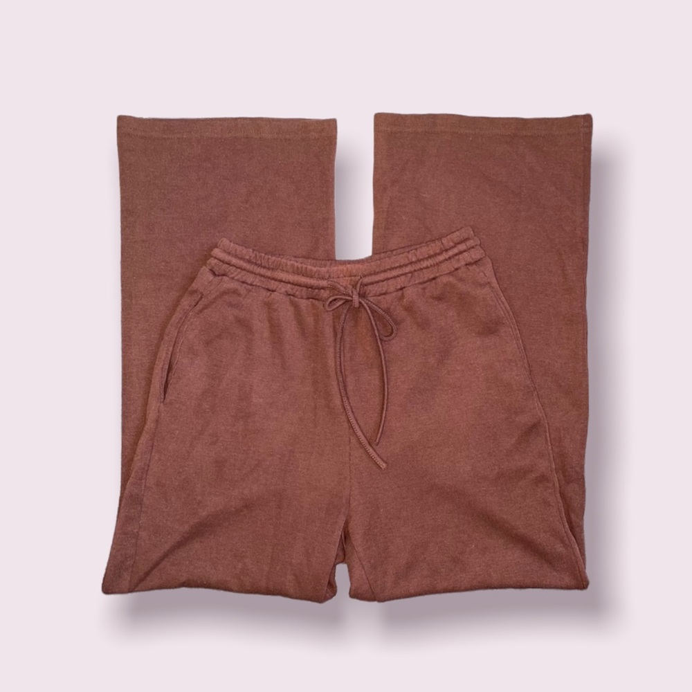 SHEIN | Vintage Brown Wide Leg High Waisted Rise Sweatpants | Size: S